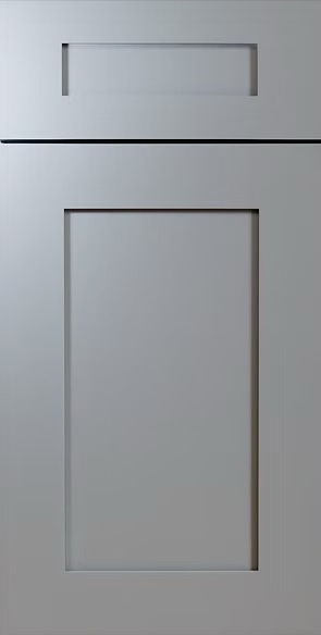 Grey Shaker door and drawer-front profile