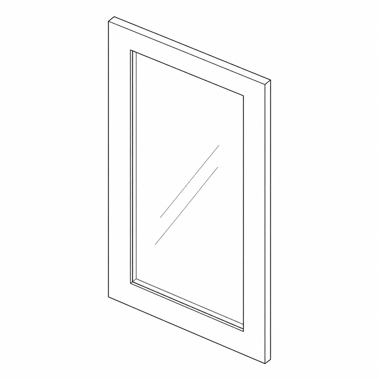 Oak Shaker Glass Doors