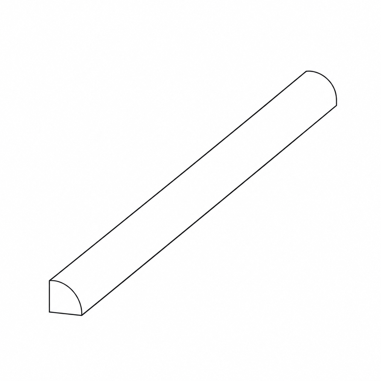 Oak Shaker Shoe Molding