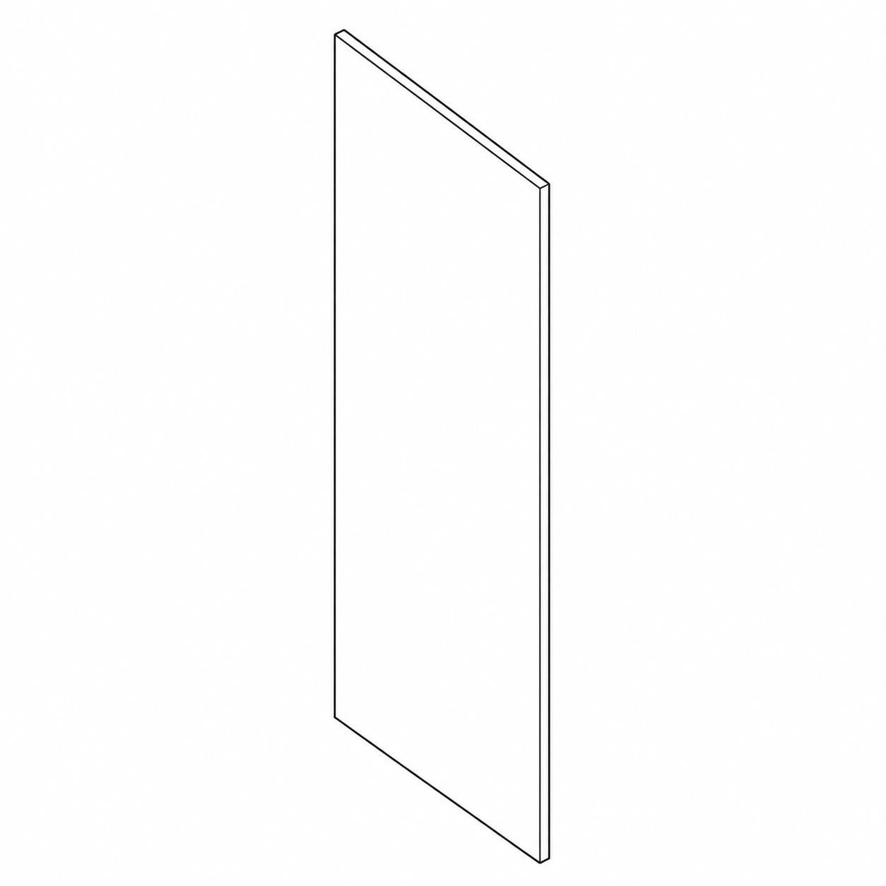 Oak Shaker Wall End Panels